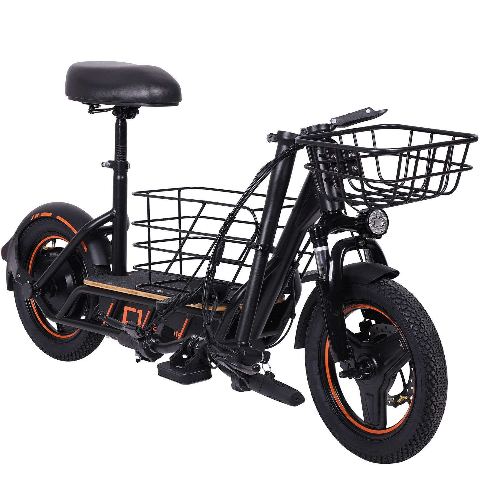 Opvouwbare H14 E-Scooter voor Dagelijkse Boodschappen en Uitstapjes met Huisdieren 6 Opvouwbare H14 E-Scooter voor Dagelijkse Boodschappen en Uitstapjes met Huisdieren - Afbeelding 6