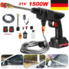 2 Akkus Tragbarer Kabelloser Auto-Hochdruckreiniger Jet-Wasser-Waschpistole 1 20 2 Akkus, Tragbarer, Kabelloser Auto-Hochdruckreiniger Mit Jet-Wasser-Waschpistole 1