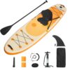 Opblaasbaar Stand Up Paddle Board (323 x 83,8 x 15,2 cm) met Zitje, Complete Set incl. Pomp, Peddel, Vin, Rugzak 7 Opblaasbaar Stand Up Paddle Board (323 x 83,8 x 15,2 cm) met Zitje, Complete Set incl. Pomp, Peddel, Vin, Rugzak