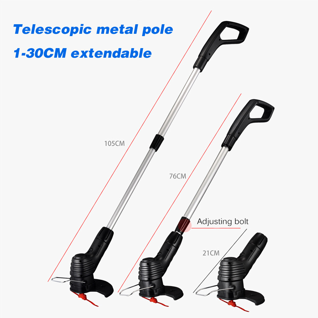 Elektrische Snoerloze Grastrimmer Bosmaaier met Accu's en Lader NIEUW 9 Elektrische Snoerloze Grastrimmer Bosmaaier met Accu's en Lader NIEUW - Afbeelding 9