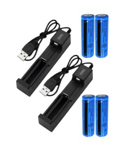 Alternative view of 18650 Li-ion Battery&Charger 3000mAh 3.7V Rechargeable Batteries USB Charger For Torch Flashlight