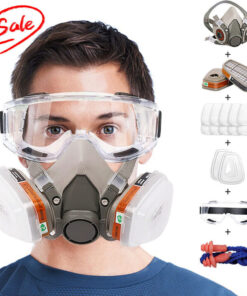17-in-1 Volgelaatsmasker 6200 Gasmasker met Spuitfilter voor Chemicalien