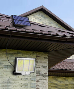 Alternative view of Solar Power LED Wall Light Security Outdoor Garden Flood Lamp PIR Motion Sensor