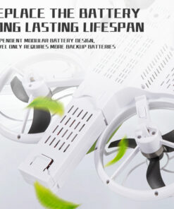 Alternative view of X3-2.8-inch Screen Control - Dual Electric Drone--Orange