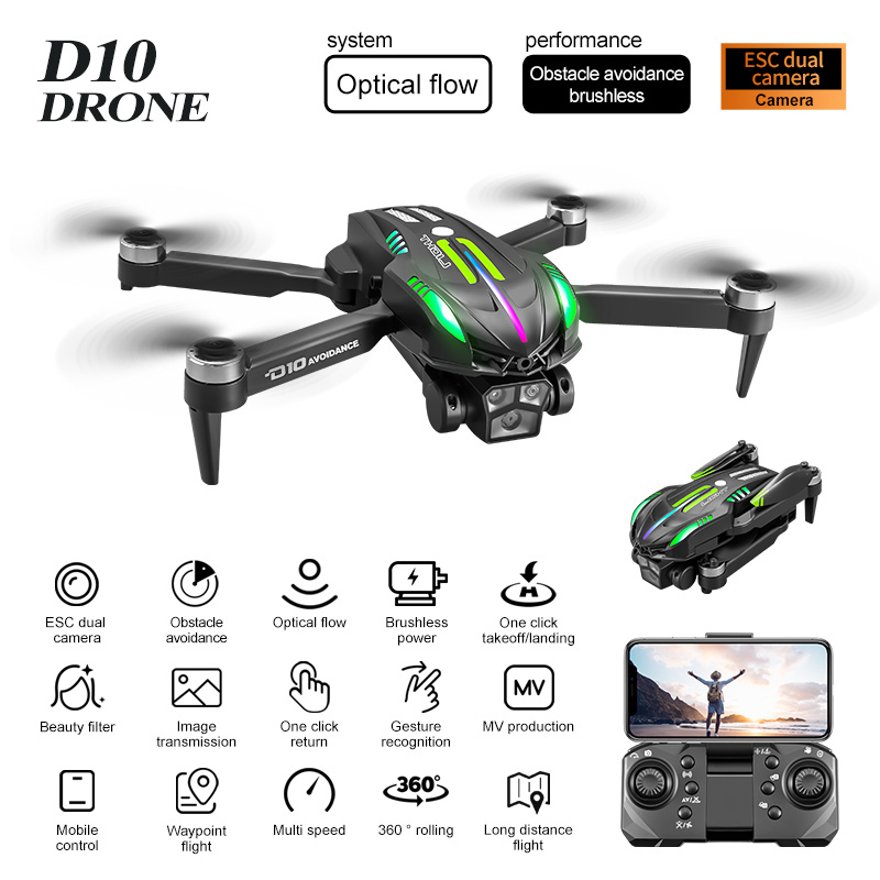 D10 Black Single Electric Drone 3 D10 Black Single Electric Drone - Afbeelding 3