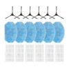 Geschikt voor de Zijborstel Filter van de Haier TL30U1 Robotstofzuiger 22 Geschikt voor de Zijborstel Filter van de Haier TL30U1 Robotstofzuiger