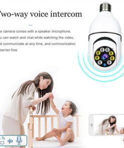 Alternative view of IR E27 Light Bulb Camera 1080P HD Wireless Wifi Smart Home Security Camera