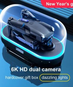 4DRC V20 RC Drone WIFI FPV 6K HD Dual Camera Gesture Photo Quadcopter 2 Battery,Suitable For Beginners.