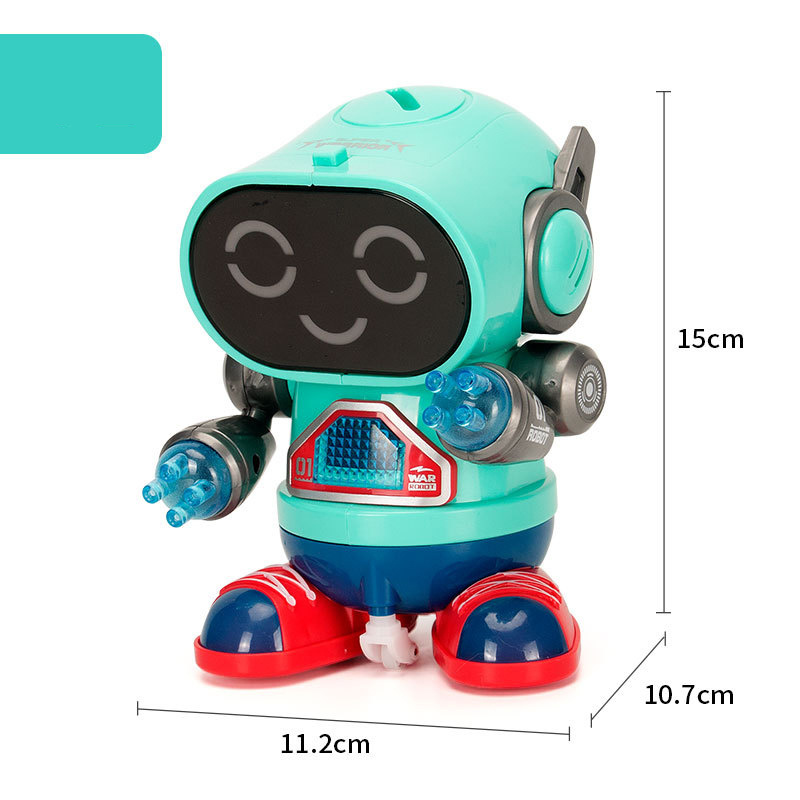 Elektrische Rockrobot, Muziek, Licht, Automatisch Lopen, Zwaaien en Dansen, Kinderspeelgoed 4 Elektrische Rockrobot, Muziek, Licht, Automatisch Lopen, Zwaaien en Dansen, Kinderspeelgoed - afbeelding 4