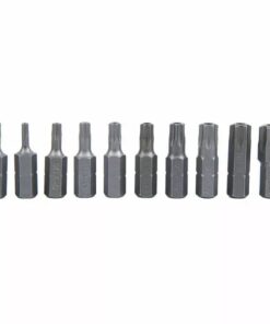 Alternative view of 34pcs Torx Bit Socket And E-Torx Star Socket Set 1/4" 3/8" 1/2" Drive Male Female E-torx Security Bits Handheld Tool