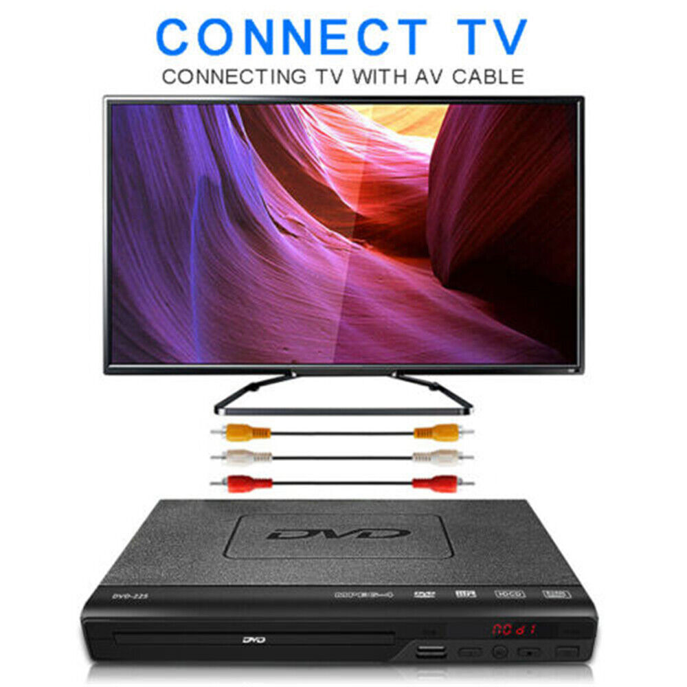 Compact DVD Player Multi Region HDCD CD VCD Music Disc Upscaling USB With Remote Control Note No HDMI Port - Image 7