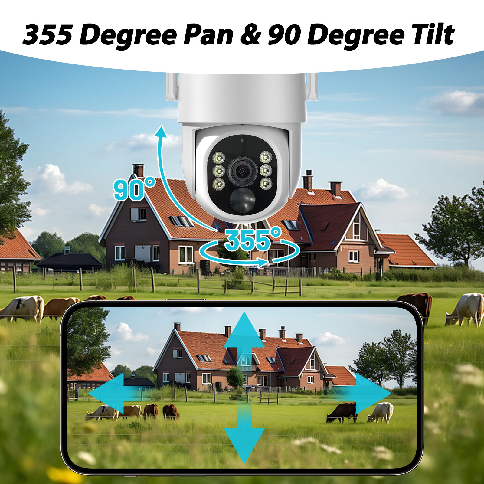 4G Rechargeable Battery PTZ CAMERA With 64GB Memory Card 4MP Dome Solar Camera CCTV Security 360 Degree Ip PTZ Camera 3 4G Rechargeable Battery PTZ CAMERA With 64GB Memory Card 4MP Dome Solar Camera CCTV Security 360 Degree Ip PTZ Camera - Afbeelding 3