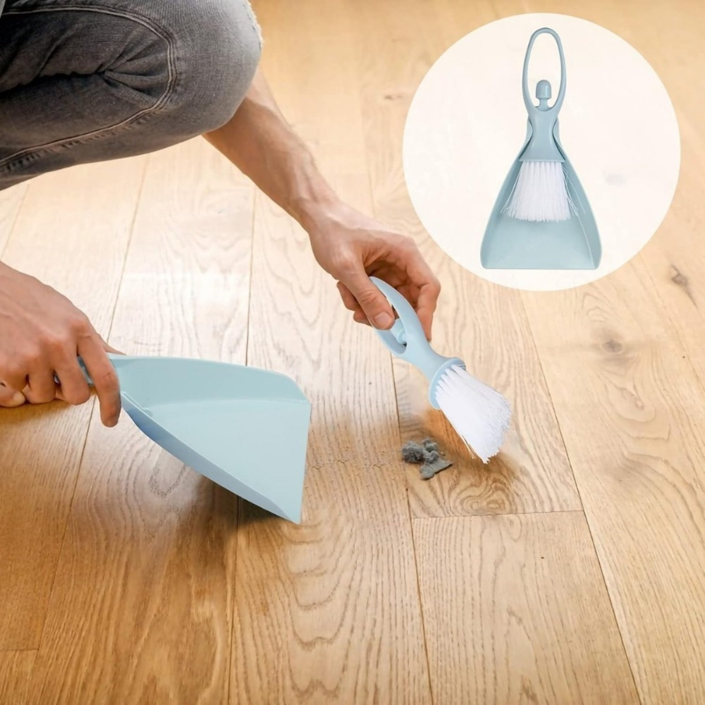 35-Delige Schoonmaakset Blauw met Bezem en Blik 4 35-Delige Schoonmaakset Blauw met Bezem en Blik - Afbeelding 4