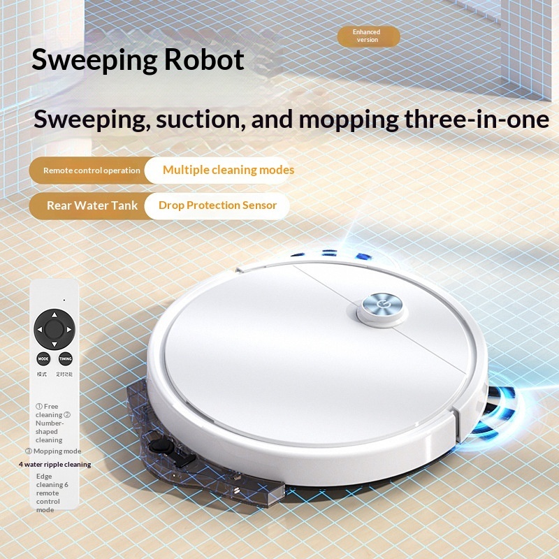 Robotstofzuiger 3-in-1 Vloerveger 1 Robotstofzuiger 3-in-1 Vloerveger