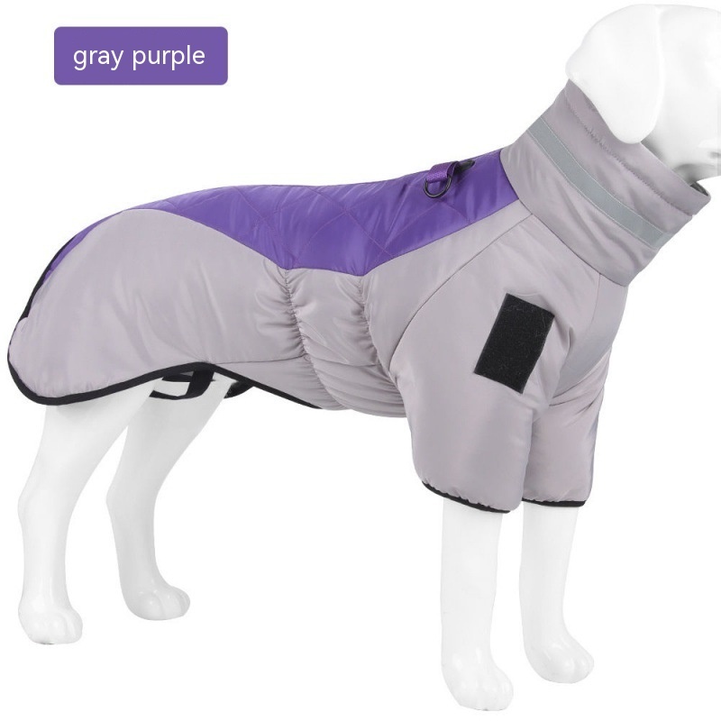 New Winter Dog Coat Waterproof Pet Clothes For Medum Large Dogs Warm Thicken Dog Vest Custome Labrador Jacket - Afbeelding 5