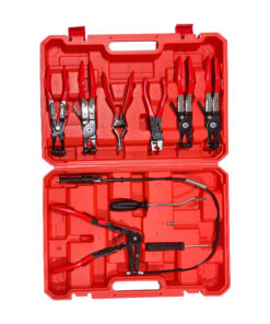 Support pan European shipping--Straight Throat Type Car Water Pipe Clamp Pliers, Oil Pipe Clamps, Snap Pliers Tools, Red Set