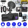 1Pc WiFi FHD 1080P Car Dash Cam 3 Channels Front Rear Inside Dash Camera With Loop Recording Reversing Visual 170 Degree Wide Angle 64G Card Included 16 1Pc WiFi FHD 1080P Car Dash Cam 3 Channels Front Rear Inside Dash Camera With Loop Recording Reversing Visual 170 Degree Wide Angle 64G Card Included