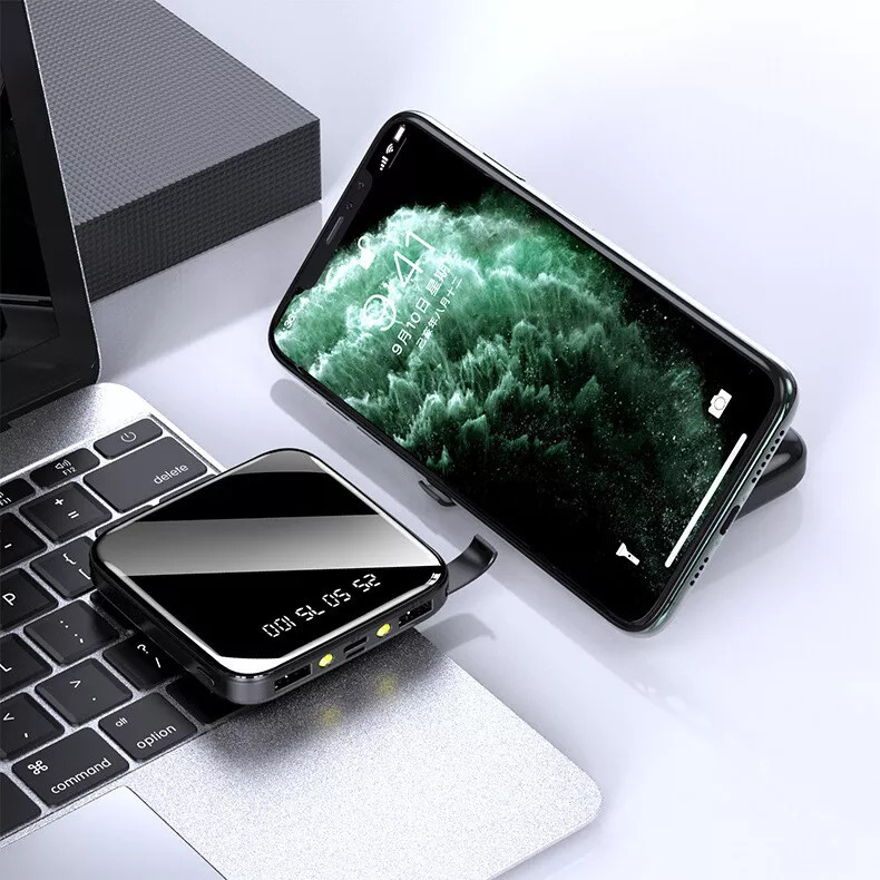 10000mAh Powerbank, Draagbare Snellader, Batterij met 2 USB voor Smartphones 5 10000mAh Powerbank, Draagbare Snellader, Batterij met 2 USB voor Smartphones - Afbeelding 5