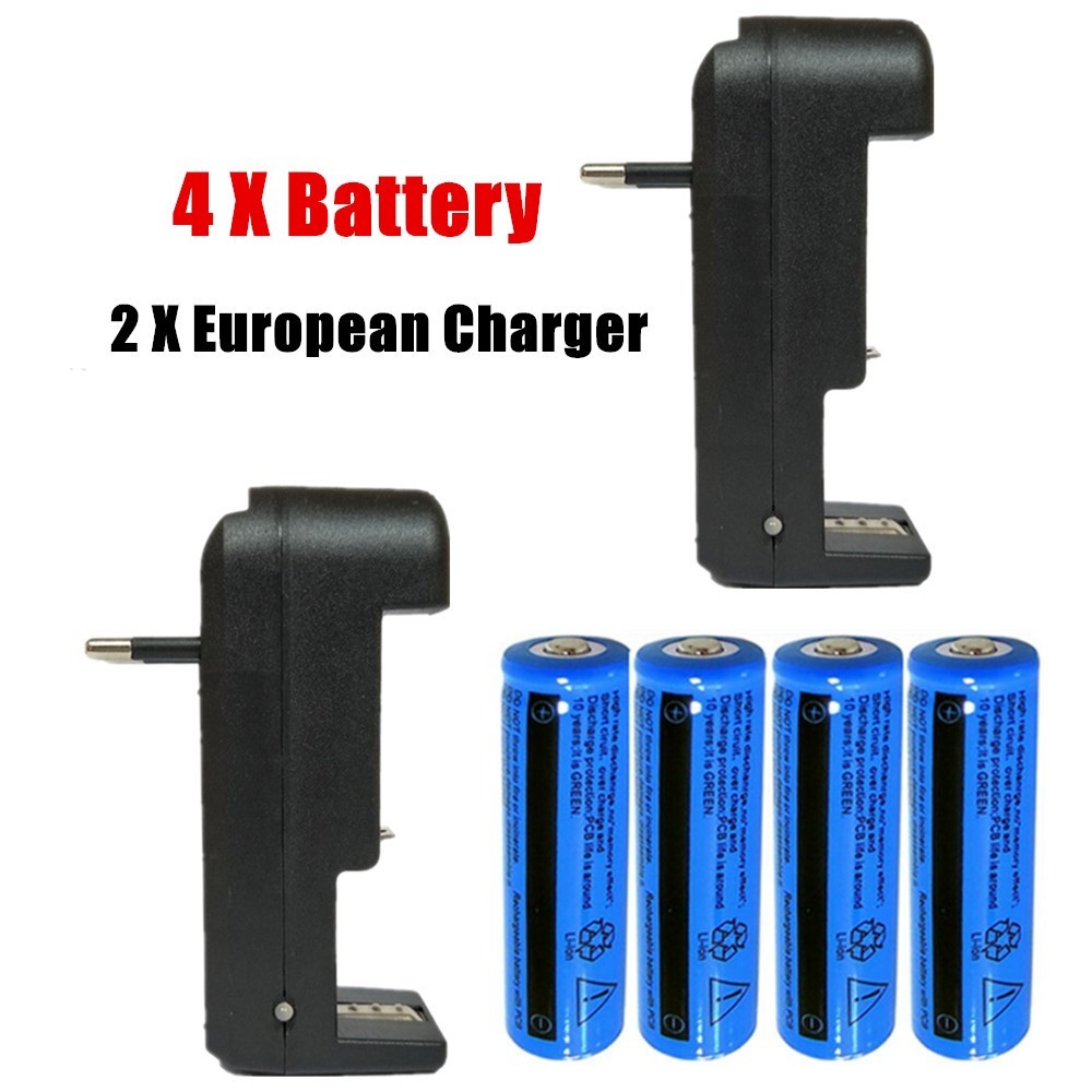 Battery Charger With 18650 Li-ion Batteries 3.7V 3000mAh - Image 5