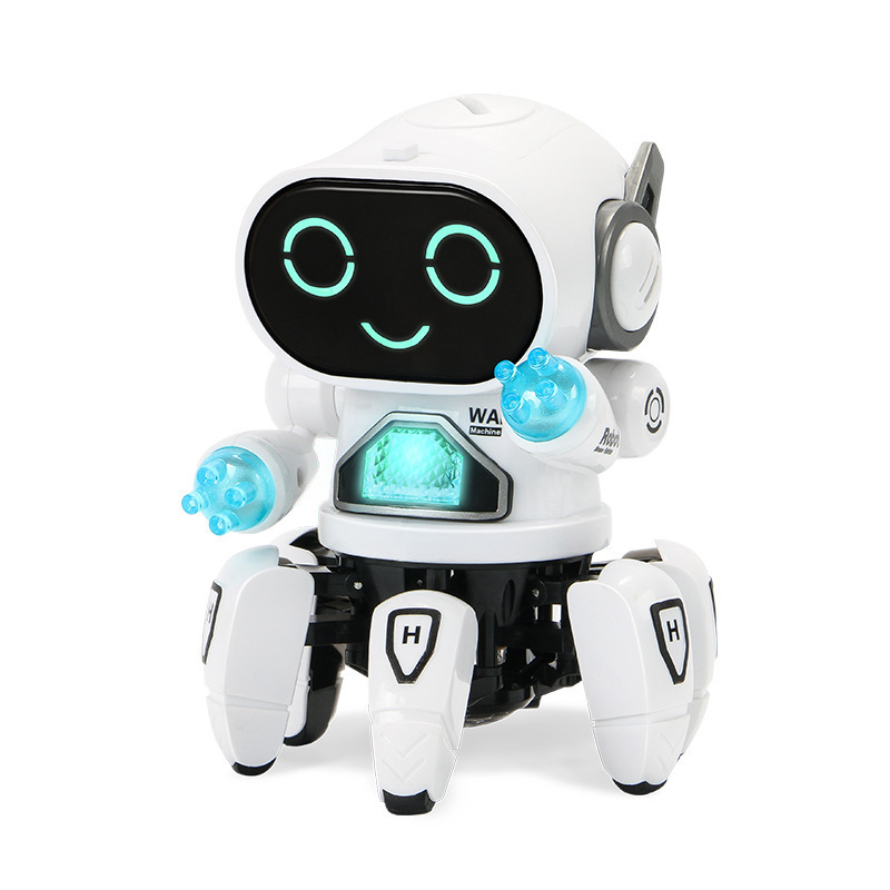 Elektrische Rockrobot, Muziek, Licht, Automatisch Lopen, Zwaaien en Dansen, Kinderspeelgoed 6 Elektrische Rockrobot, Muziek, Licht, Automatisch Lopen, Zwaaien en Dansen, Kinderspeelgoed - afbeelding 6