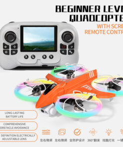 X3-2.8-inch Screen Control - Dual Electric Drone--Orange