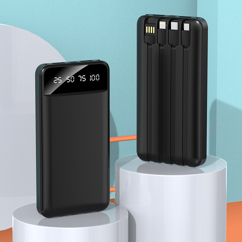 Powerbank Pack 10000mAh Snellader, 4 USB Externe Batterij voor Mobiele Telefoon 10 Powerbank Pack 10000mAh Snellader, 4 USB Externe Batterij voor Mobiele Telefoon - Afbeelding 10