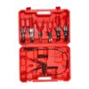 9-Delige Slangklemtang Set voor Brandstof-, Olie- en Waterslangen, Rood 6 9-Delige Slangklemtang Set voor Brandstof-, Olie- en Waterslangen, Rood