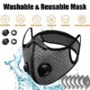 Halfgelaatsmasker Ademhalingsbeschermer met Filters, Herbruikbaar Gezichtsmasker 6 Halfgelaatsmasker Ademhalingsbeschermer met Filters, Herbruikbaar Gezichtsmasker