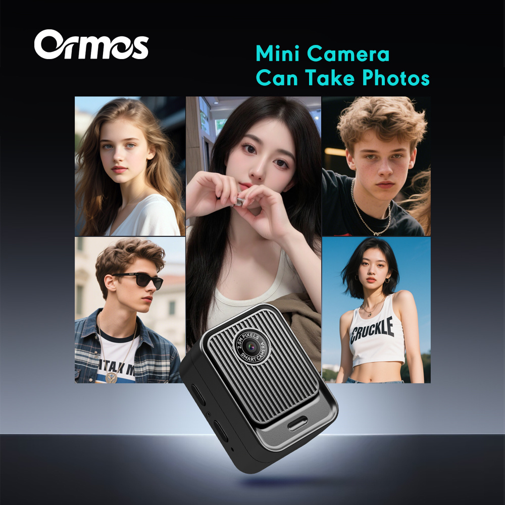 Ormos S131 Ultra-Light Mini Camera, 0.96 Inch Screen, Wearable Travel Camera & Photo Ornament, 16g Portable Hanging Camera With Type-C Charging 9 Ormos S131 Ultra-Light Mini Camera, 0.96 Inch Screen, Wearable Travel Camera & Photo Ornament, 16g Portable Hanging Camera With Type-C Charging - Afbeelding 9