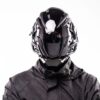 Robot Gloeiend Masker Cosplay Hoofddeksel Zwart 13 Robot Gloeiend Masker Cosplay Hoofddeksel Zwart