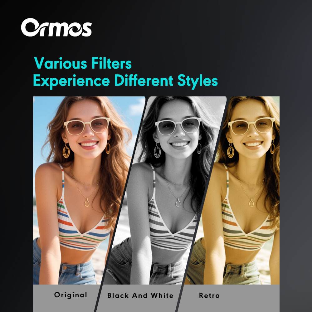 Ormos S131 Ultra-Light Mini Camera, 0.96 Inch Screen, Wearable Travel Camera & Photo Ornament, 16g Portable Hanging Camera With Type-C Charging 6 Ormos S131 Ultra-Light Mini Camera, 0.96 Inch Screen, Wearable Travel Camera & Photo Ornament, 16g Portable Hanging Camera With Type-C Charging - Afbeelding 6