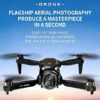 The Cool New X5 Smart Drone Features An Intelligent Aerial Camera, Brushless Motor, One-key Takeoff, Optical Flow Hovering, Multi-speed Settings, And Acrobatic Rolls. Paired With A Smart Screen Contro