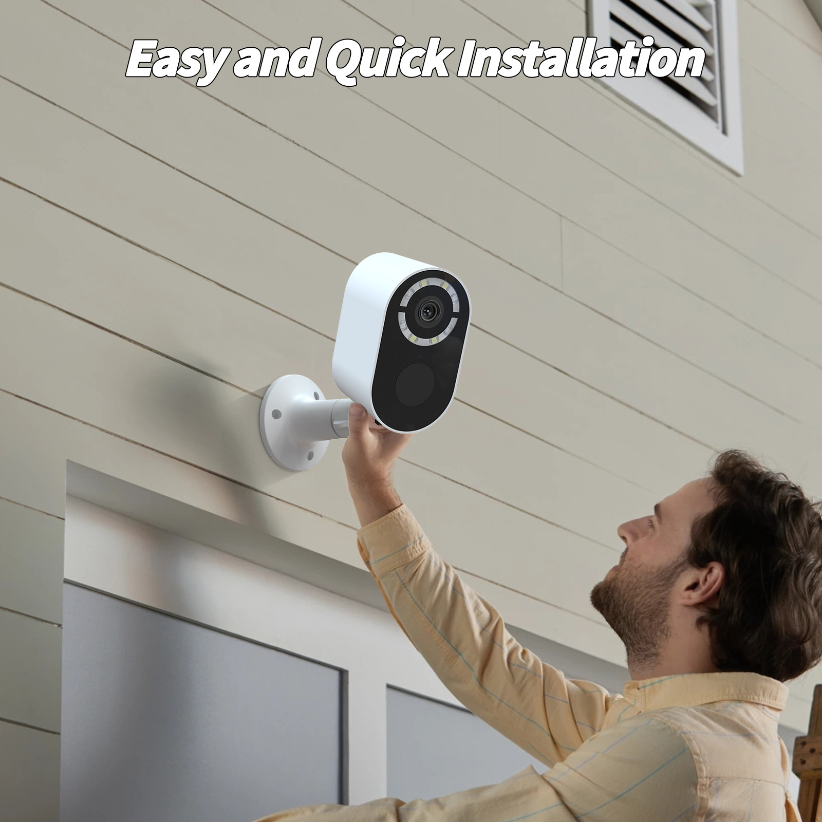 Solar Battery Security Camera Wireless Wifi CCTV Solar Powered Camera Surveill Camera Outdoor 4 Solar Battery Security Camera Wireless Wifi CCTV Solar Powered Camera Surveill Camera Outdoor - Afbeelding 4