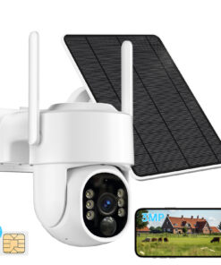 4G Rechargeable Battery PTZ CAMERA With 64GB Memory Card 4MP Dome Solar Camera CCTV Security 360 Degree Ip PTZ Camera