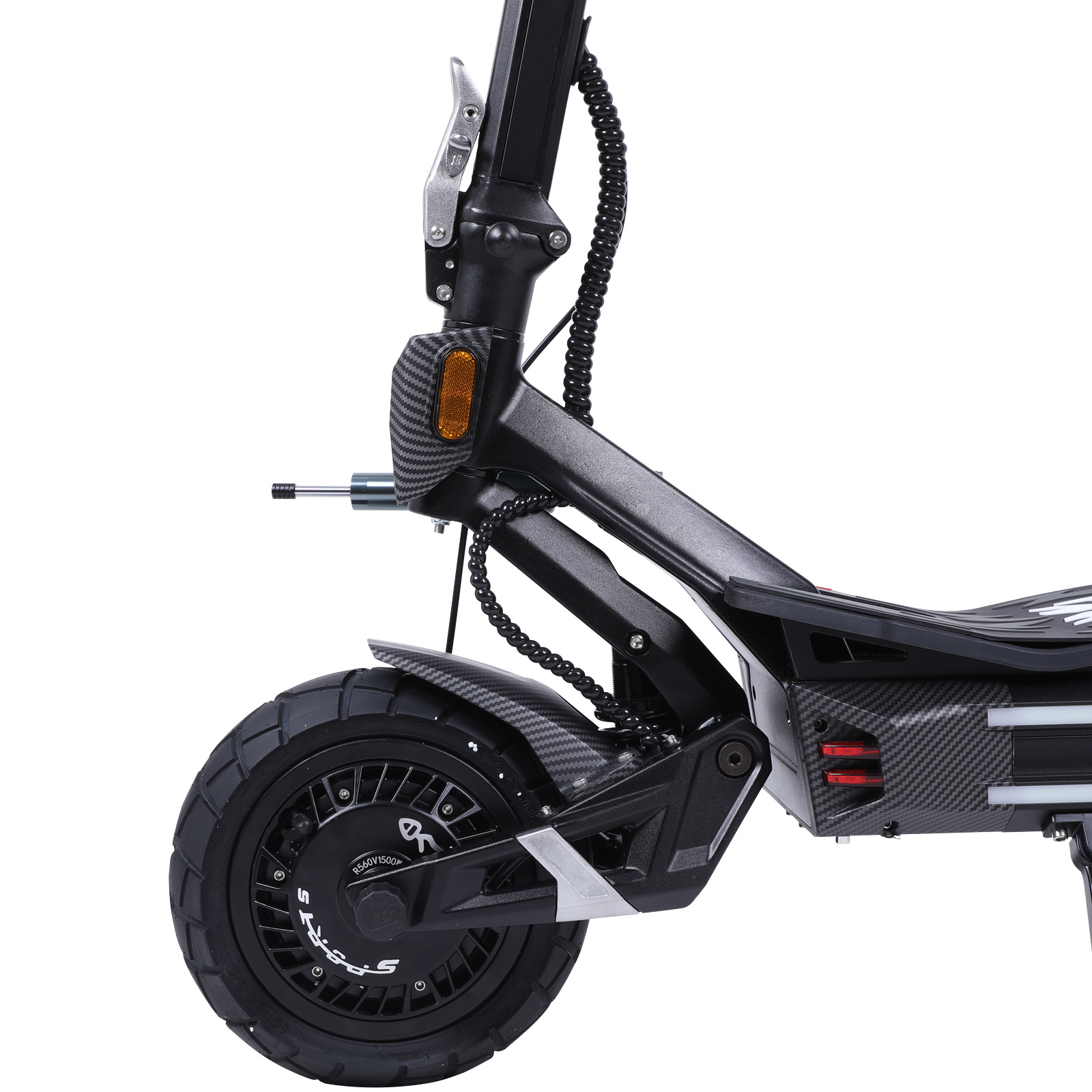 H16 High Standard Carbon Fiber Decal Design E-Scooter 5 H16 High Standard Carbon Fiber Decal Design E-Scooter - Afbeelding 5