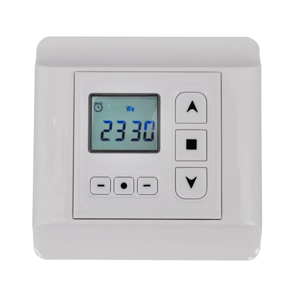 Controller for rotary motor roller shutters with timer