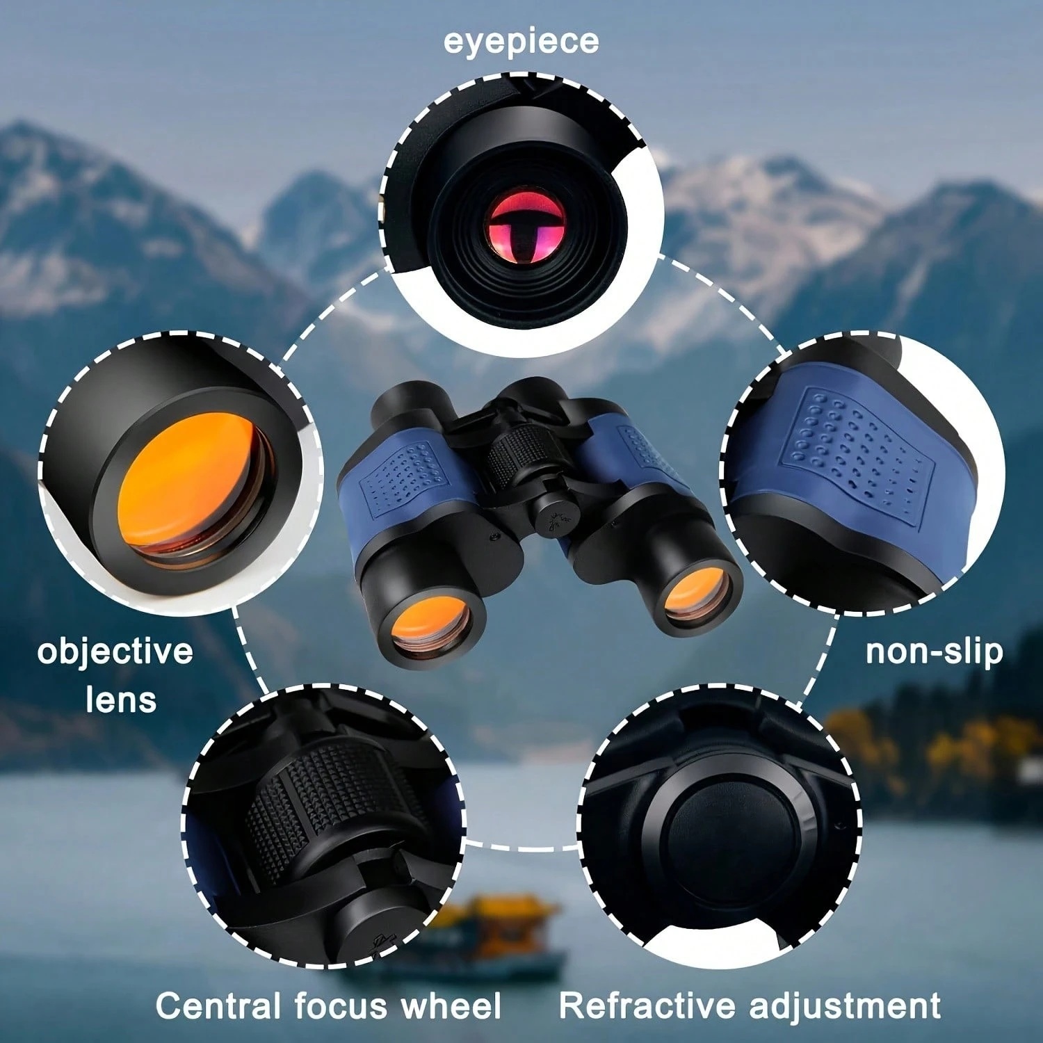 1PC Binoculars 60x60 Binoculars With Night Vision, Binoculars High-Powered Telescope Coordinate Hig 19 1PC Binoculars 60x60 Binoculars With Night Vision, Binoculars High-Powered Telescope Coordinate Hig