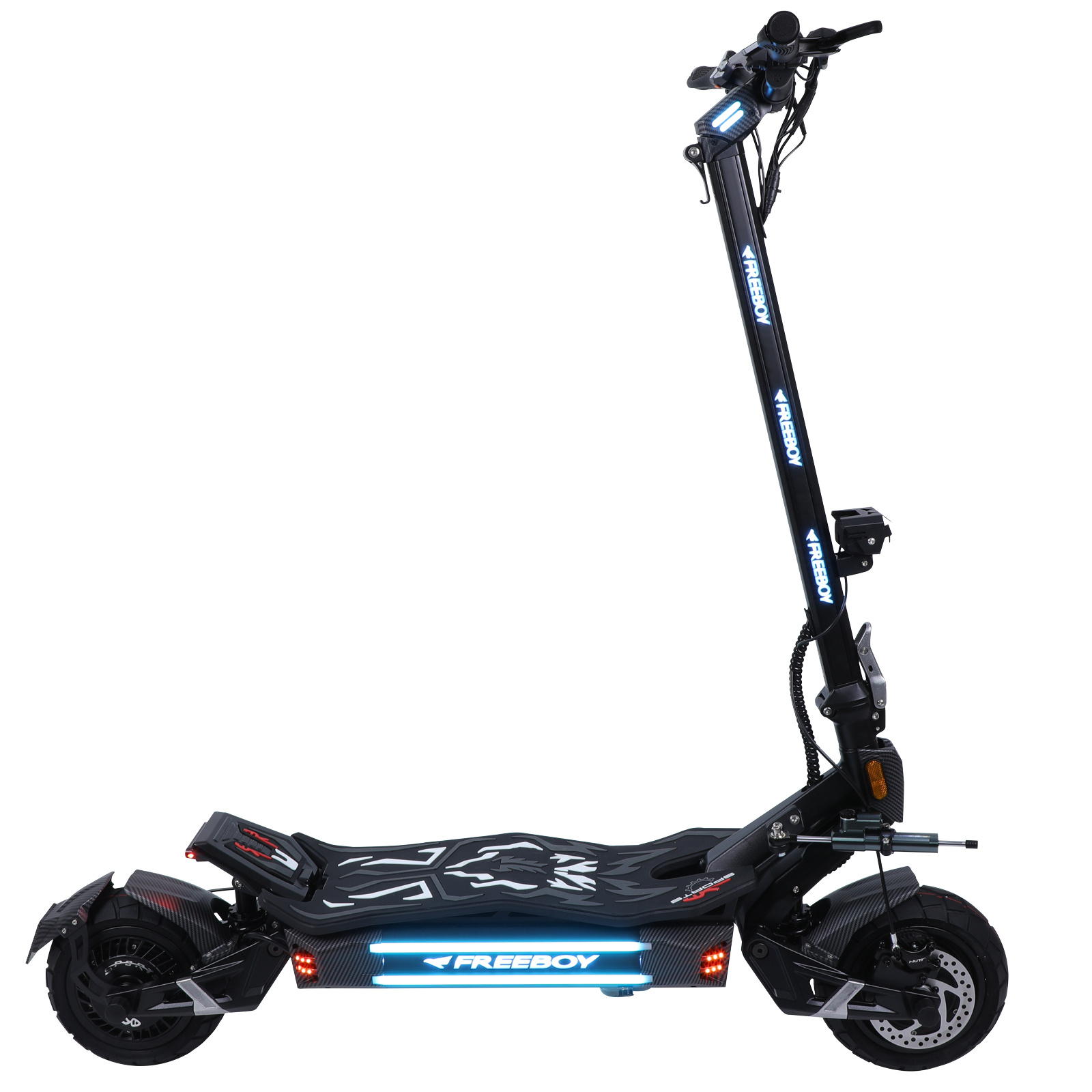 H16 High Standard Carbon Fiber Decal Design E-Scooter 10 H16 High Standard Carbon Fiber Decal Design E-Scooter - Afbeelding 10