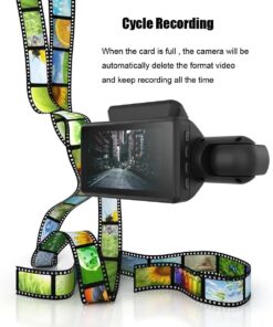 Alternative view of 1080P Dual Lens Car DVR Dash Cam Video Recorder G-Sensor Front And Inside Camera