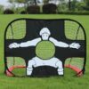 Pop-Up Opvouwbaar Voetbaldoel - Nylon Minidoel voor Volwassenen en Jeugd, Buitensport