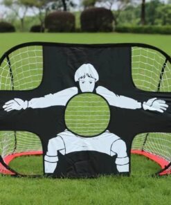 Pop-Up Opvouwbaar Voetbaldoel - Nylon Minidoel voor Volwassenen en Jeugd, Buitensport