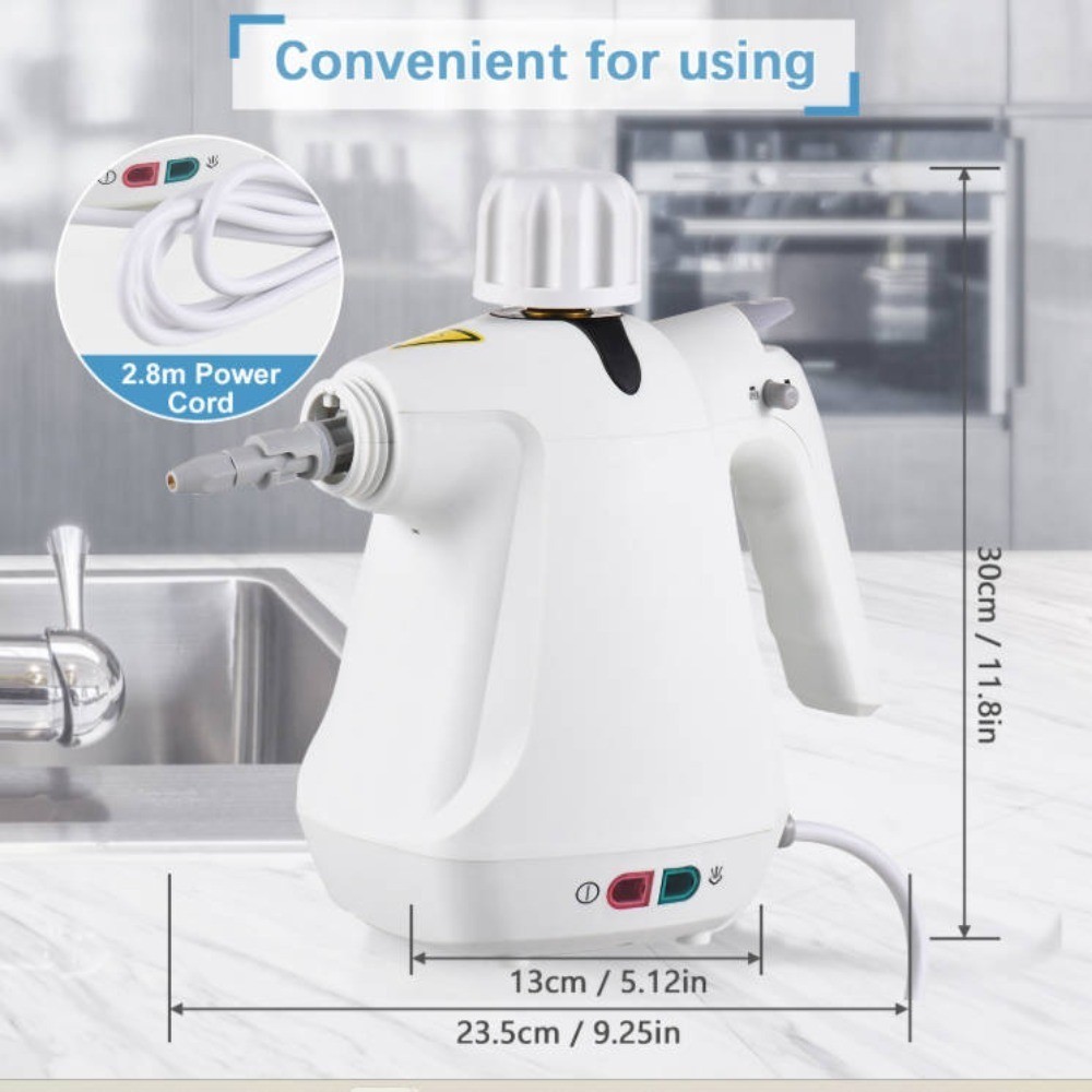 1000W Handstoomreiniger, Multi-Reiniger, Hogedrukreiniger 280ml 4 1000W Handstoomreiniger, Multi-Reiniger, Hogedrukreiniger 280ml - Afbeelding 4