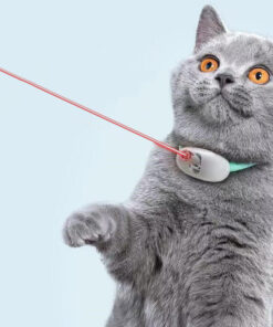Alternative view of Automatic Cat Toy Smart Laser Teasing Cat Collar Electric USB Charging Kitten Amusing Toys Interactive Training Pet Items