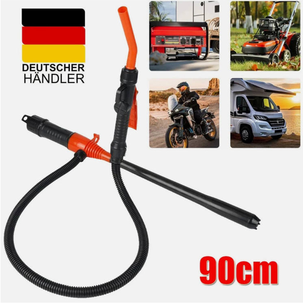 Draagbare Elektrische Oliepomp met 90cm Flexibele Slang 1 Draagbare Elektrische Oliepomp met 90cm Flexibele Slang