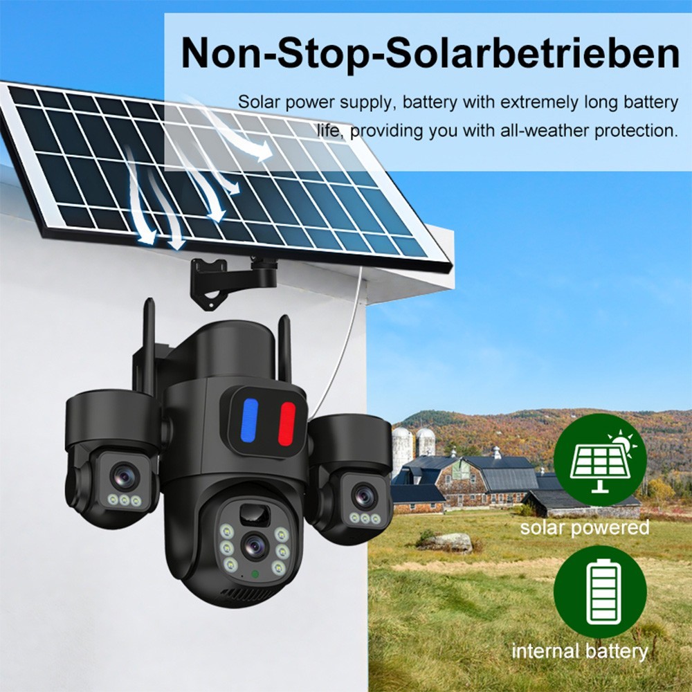 3-in-1 Wireless Solar Camera 360 Waterproof Durable Outdoor Energy Saving WIFI 5 3-in-1 Wireless Solar Camera 360 Waterproof Durable Outdoor Energy Saving WIFI - Afbeelding 5