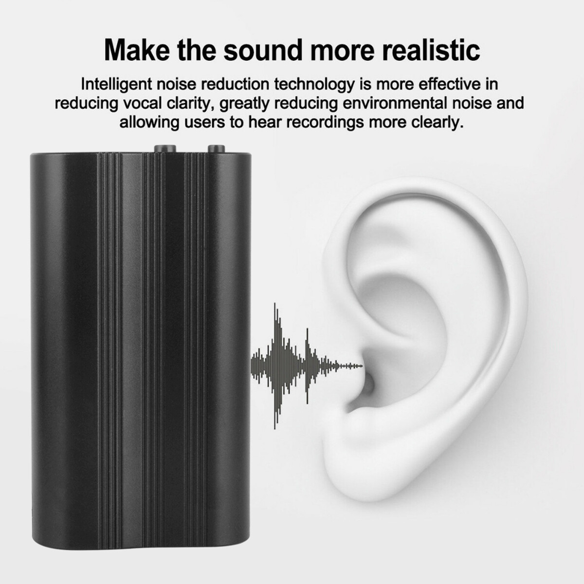 500 Hr 16GB Spy Digital Voice Activated Recorder Mini Audio Magnetic MP3 Player - Image 9