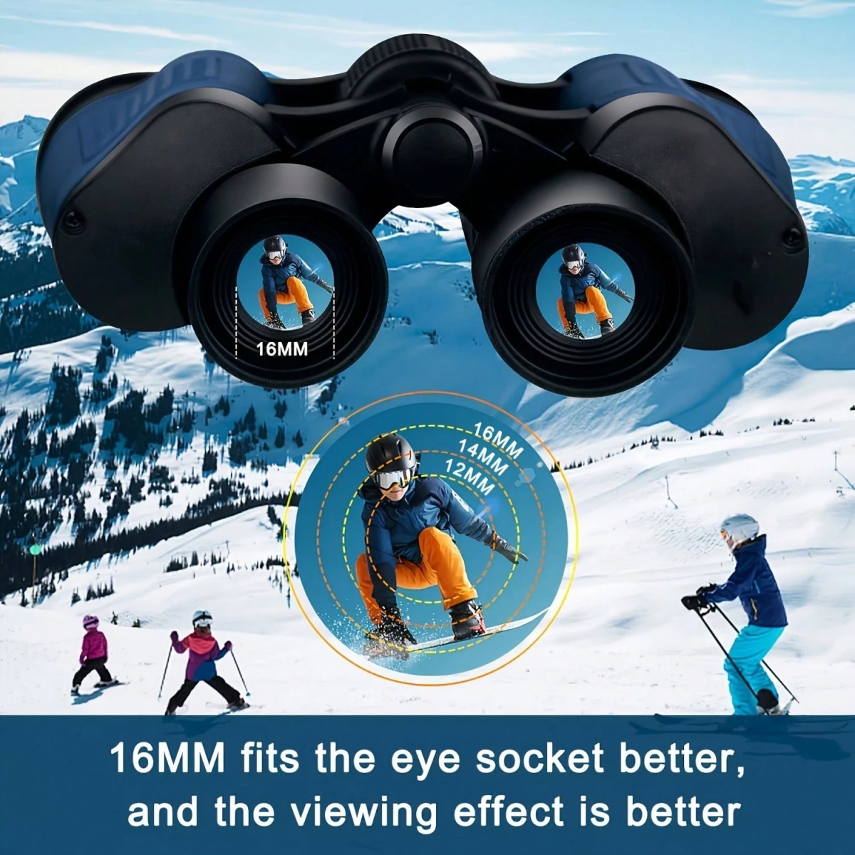 1PC Binoculars 60x60 Binoculars With Night Vision, Binoculars High-Powered Telescope Coordinate Hig 21 1PC Binoculars 60x60 Binoculars With Night Vision, Binoculars High-Powered Telescope Coordinate Hig - Afbeelding 3