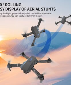 Alternative view of E99 Dual-Battery Drone With Screen