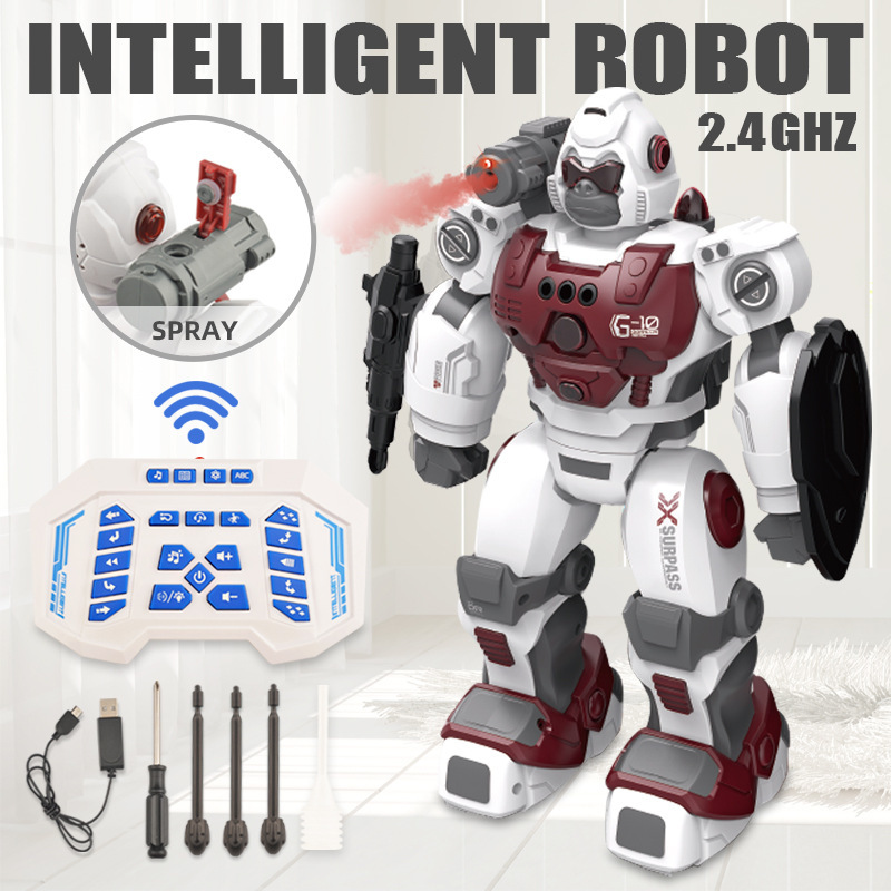 Sproeirobot met Afstandsbediening Jongensmodel Speelgoed Gebarenherkenning 1 Sproeirobot met Afstandsbediening Jongensmodel Speelgoed Gebarenherkenning