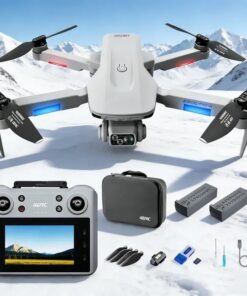 4DF8 4.5" Screen GPS Drone With Camera For Adults, Auto Return/Follow Me 5G FPV,gifts